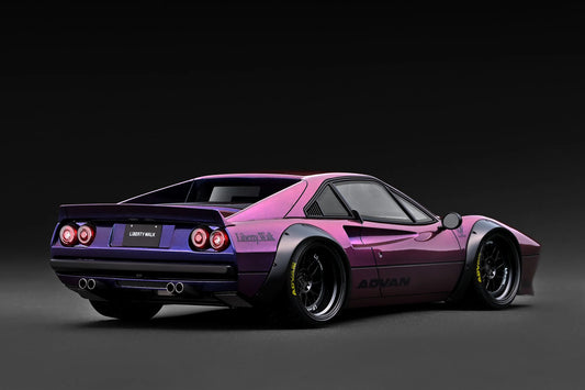 Ignition-Model Ferrari 308 LBWK LB-Works Demo Car Purple Metallic 1:18