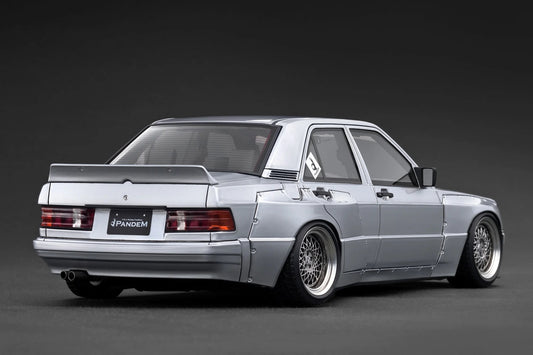 Ignition-Model Mercedes 190E Pandem Silver 1:18