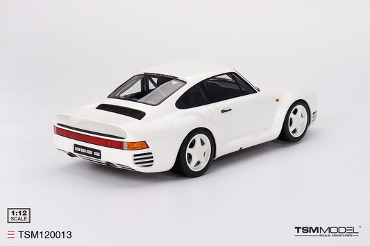 Truescale Miniatures (TSM) Porsche 959 Sport Grand Prix White 1:12