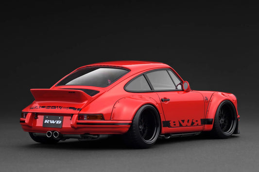 Ignition-Model Porsche 911 F Series Backdate RWB Coupe Red 1:18