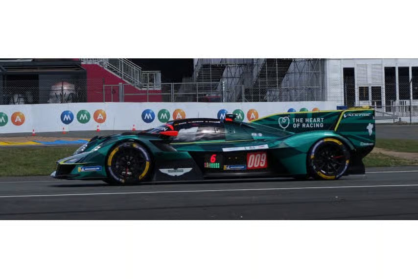 Spark-Model Aston Martin Valkyrie #009 Thor Team 24hr Le Mans 2026 Green 1:18 WITH DISPLAY