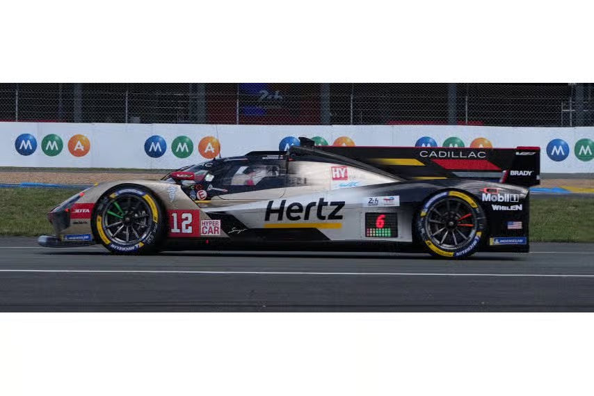 Spark Model Cadillac V-Series.R #12 Cadillac Hertz Team Jota 4th 24hr Le Mans 2026 1:18 WITH DISPLAY