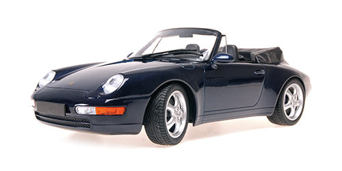 Minichamps 1994 Porsche 911 (993) Carrera Cabriolet Dark Blue Metallic 1:18