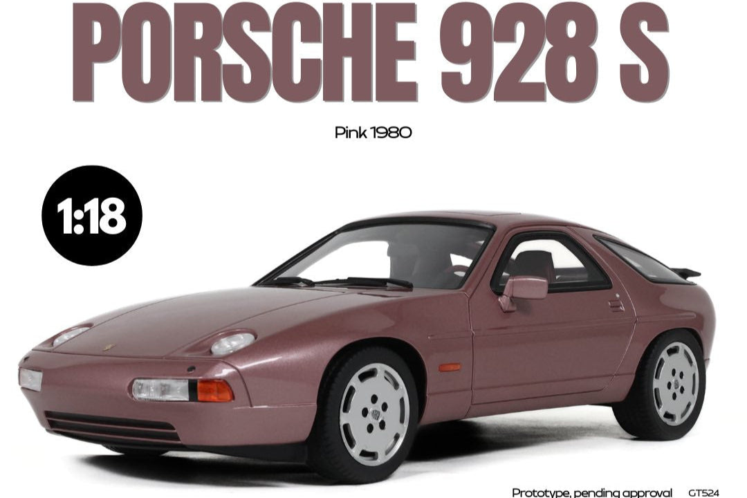 GT Spirit 1980 Porsche 928S Pink Metallic 1:18