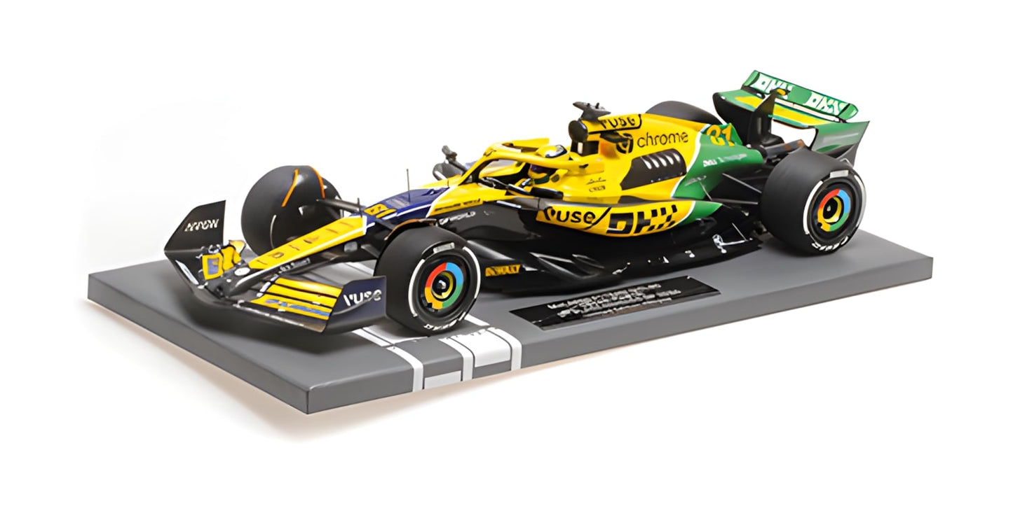 Minichamps Mclaren F1 Team MCL38 Yellow O. Piastri Monaco GP 2024 1:18
