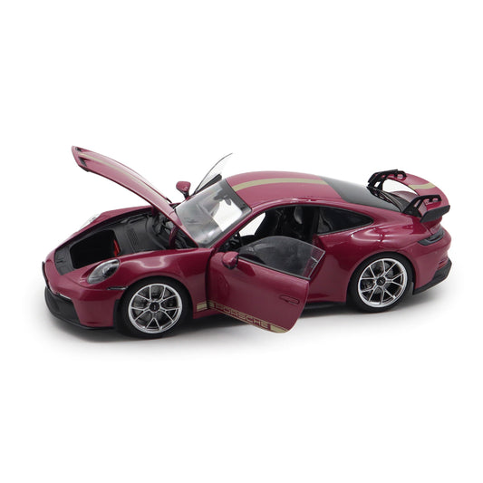 Norev 2021 Porsche 911 992 GT3 Ruby Star Neo w/ Silver Wheels 1:18