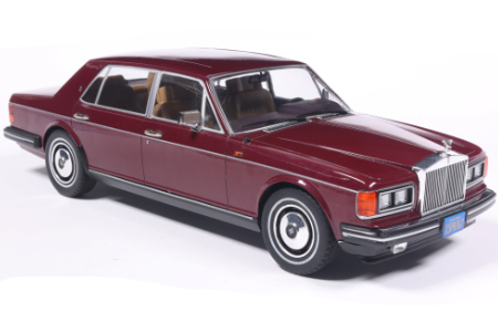 MCG 1980 Rolls Royce Silver Spur Dark Red Metallic 1:18