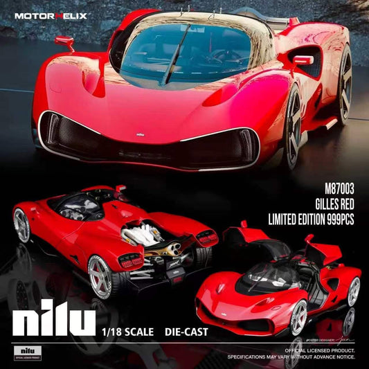 Motorhelix 2025 Nilu Gilles Red 1:18