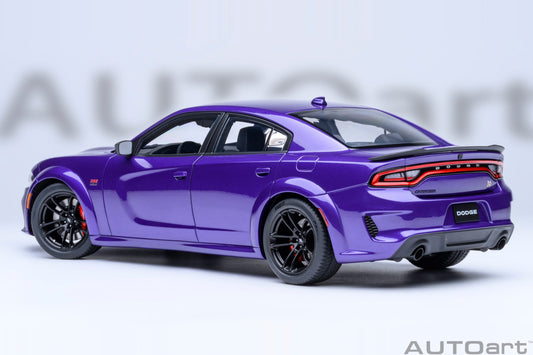AUTOart Dodge Charger R/T Scat Pack Widebody Plum Crazy Purple 1:18