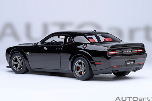 AUTOart 2023 Dodge Challenger SRT Super Stock Pitch Black 1:18