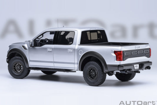 AUTOart 2019 Ford F-150 Raptor Supercrew Ingot Silver 1:18