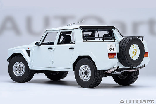 AUTOart Lamborghini LM002 Bianco Polo Park (White) 1:18