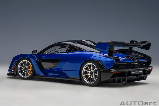 AUTOart Mclaren Senna Trophy Kyanos Blue 1:18
