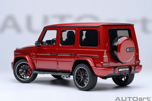 AUTOart 2019 Mercedes-Benz G63 AMG 4x4 G-Class Designo Cardinal Red Metallic 1:18