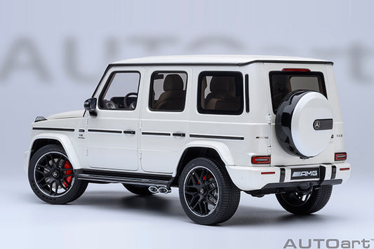 AUTOart 2019 Mercedes-Benz G63 AMG 4x4 G-Class Designo Brilliant White 1:18