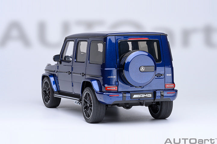 AUTOart 2019 Mercedes-Benz G63 AMG 4x4 G-Class Brilliant Blue Metallic 1:18