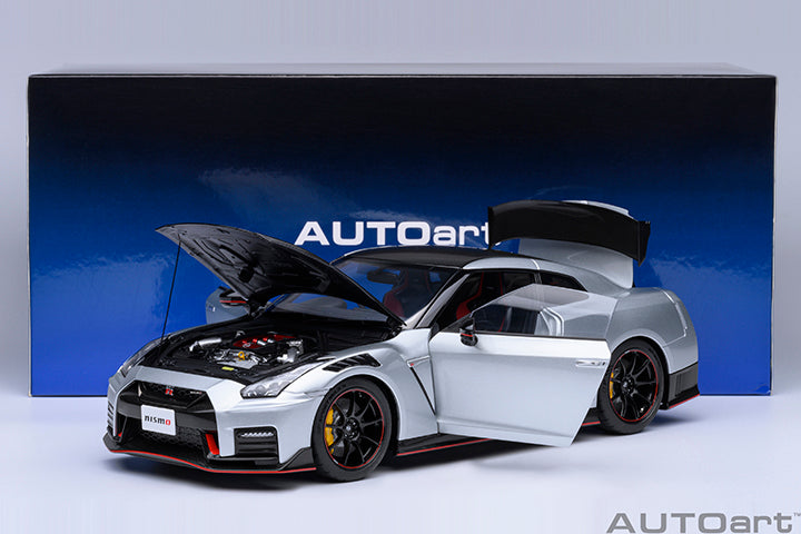 AUTOart 2022 Nissan Skyline GT-R (R35) Nismo Special Edition Ultimate Metal Silver 1:18