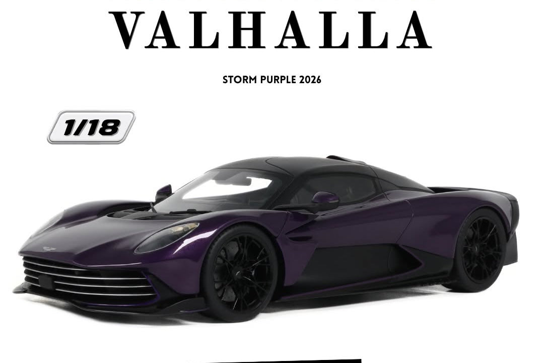 GT Spirit 2026 Aston Martin Valhalla Coupe Storm Purple 1:18
