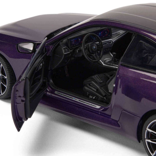 Minichamps 2023 BMW M2 (G87) Twilight Purple w/ Openings 1:18