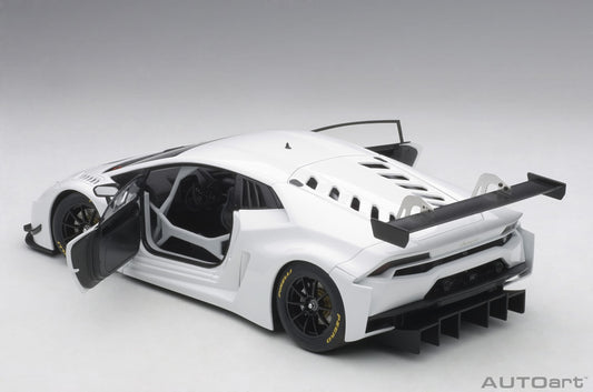 AUTOart Lamborghini Huracan GT3 Plain Body Version Blanco Isis (Solid White) 1:18