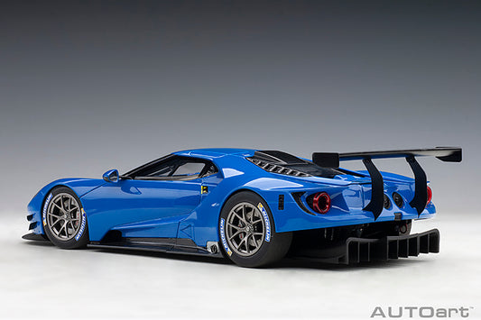AUTOart 2017 Ford GT Le Mans Plain Color Version Lightning Blue 1:18