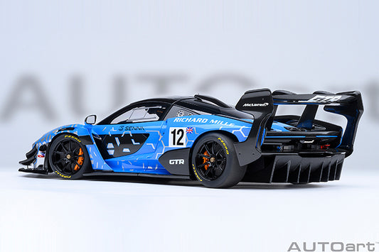AUTOart Mclaren Senna GTR #12 Presentation Car Blue 1:18