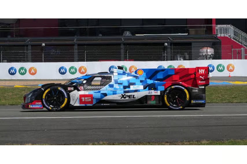 Spark Model BMW M Hybrid V8 #15 BMW M Team WRT 2026 IMSA Le Mans 24hrs 1:18 WITH DISPLAY