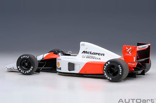 AUTOart Mclaren (w/ Logo) Honda MP4/6 No 1 Japanese GP 1991 Senna 1:18