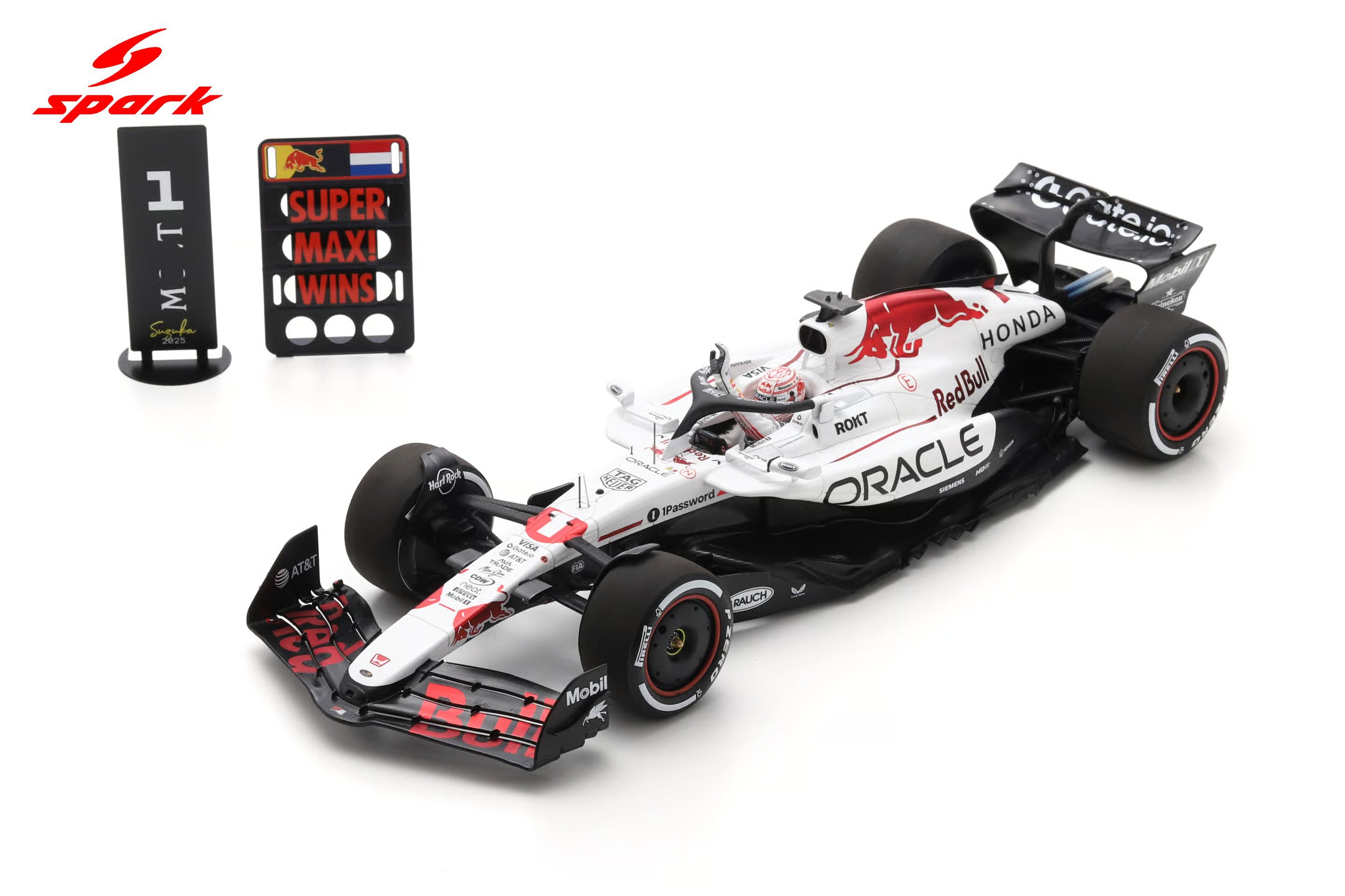 あき　Red Bull Spark-Model F1 RB21 Team Oracle Red Bull Racing #1 Winner Japan GP