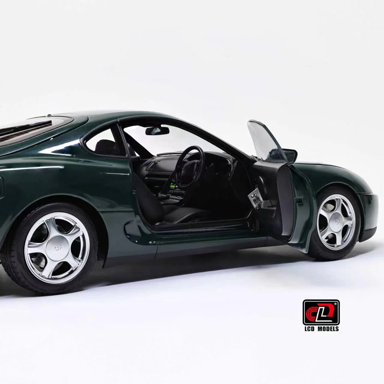 LCD Toyota Supra A80 Dark Green Metallic 1:18