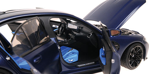 Minichamps 2024 BMW M3 (G80) Frozen Portimao Blue (Matte) 1:18