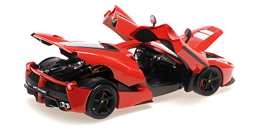 BBR 2013 Ferrari LaFerrari Coupe Rosso Corsa (Ferrari Red) w/ Openings 1:18