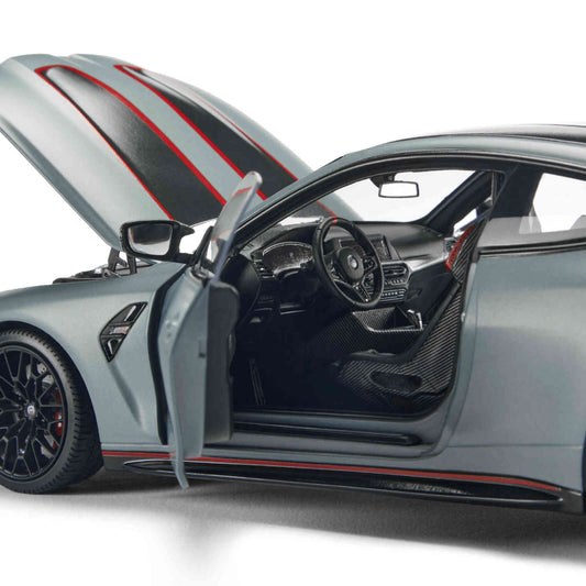 Minichamps 2024 BMW G82 M4 CS Brooklyn Brey Metallic 1:18 DEALER EDITION