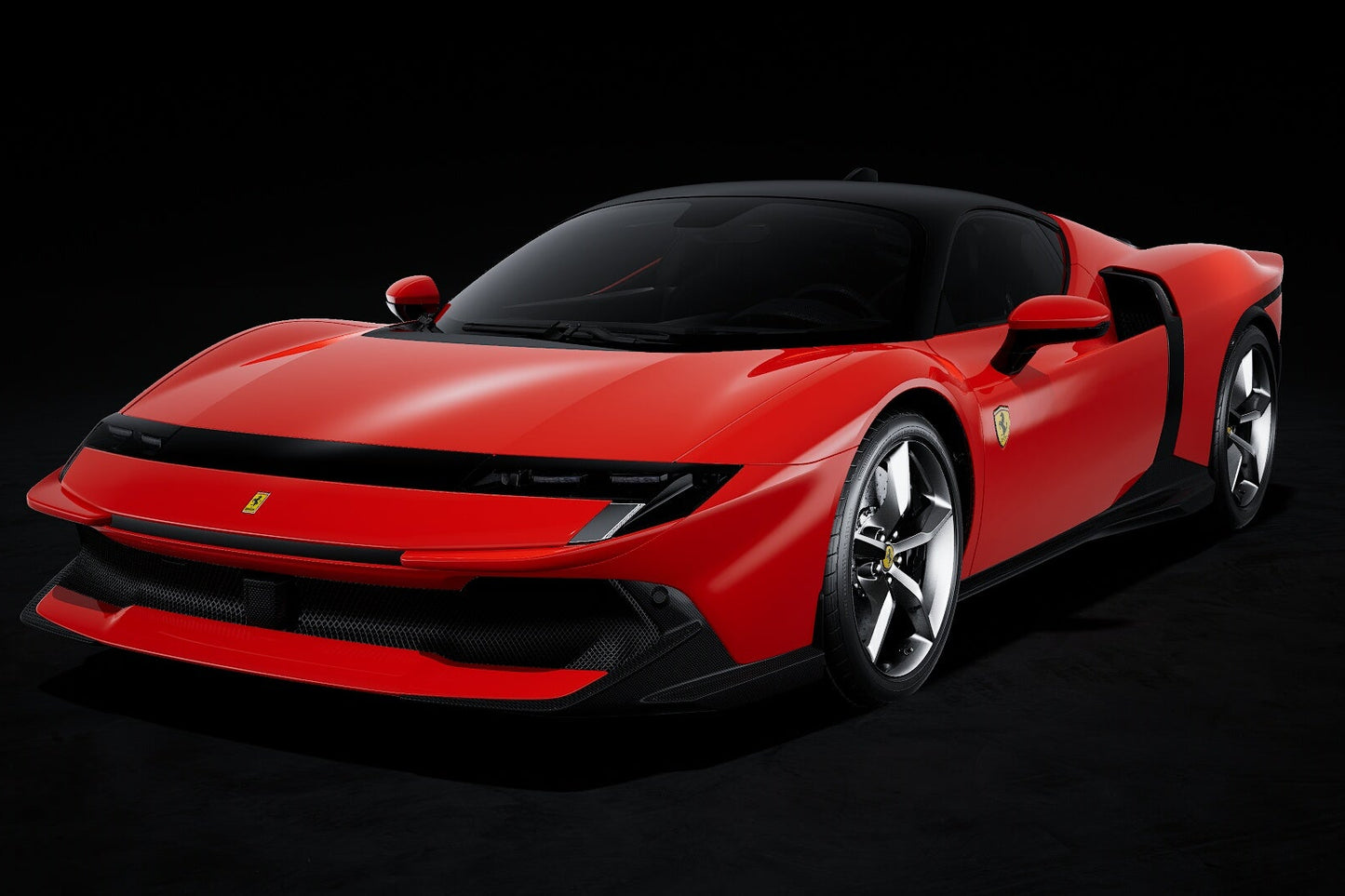 MR-Models 2025 Ferrari 849 Testarossa Rosso Corsa (Ferrari Red) 1:18