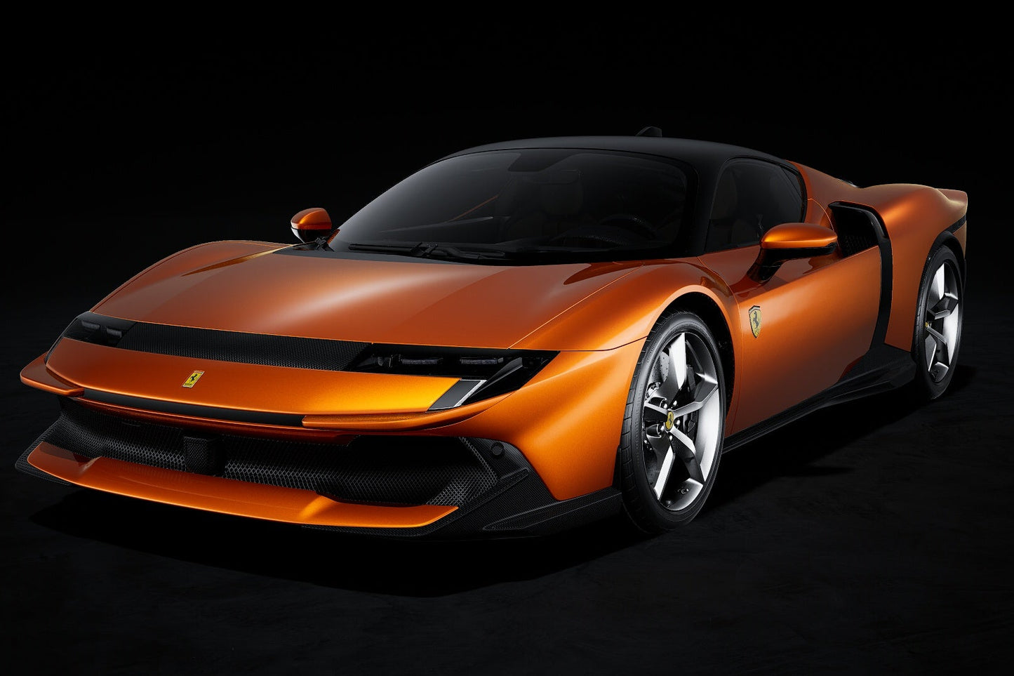 MR-Models 2025 Ferrari 849 Testarossa Giallo Ambra (Amber Metallic) 1:18