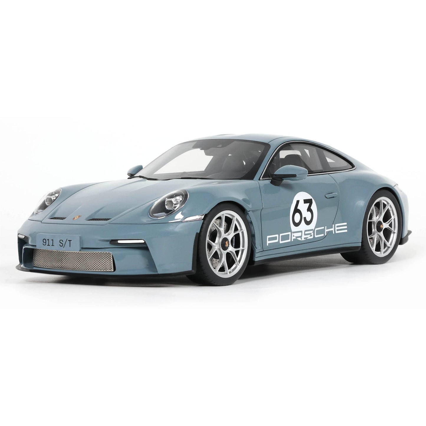 GT Spirit 2024 Porsche 911 992 S/T No 63 Heritage Shore Blue 1:18