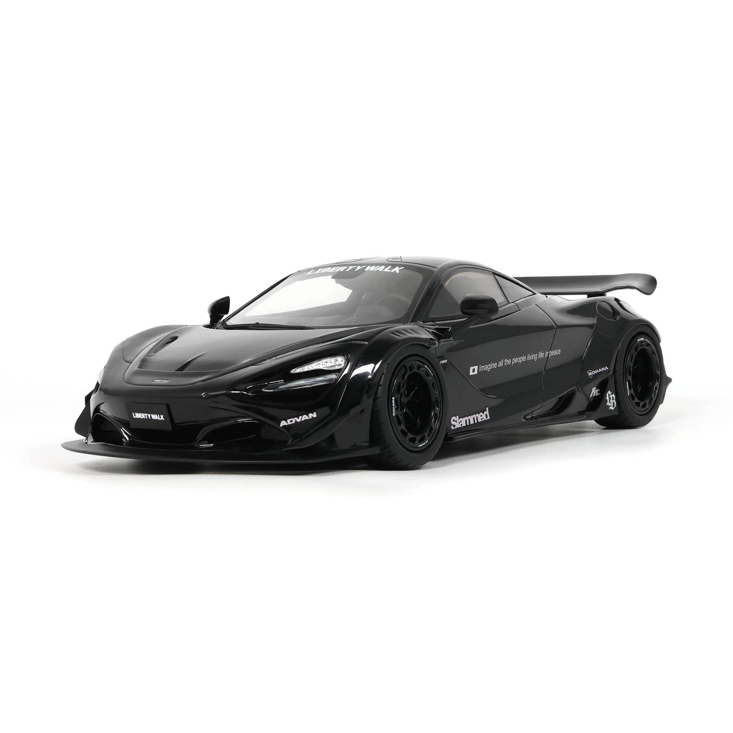 GT Spirit 2023 Mclaren 720S LB-Works Black 1:18