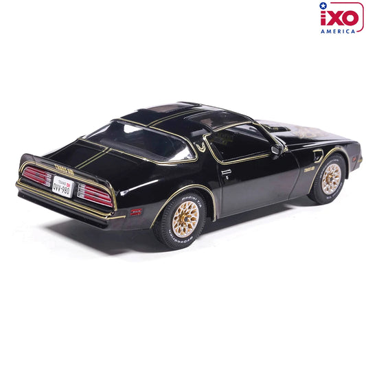 Ixo 1977 Pontiac Firebird Trans-Am Smokey & the Bandit Starlight Black & Gold 1:43