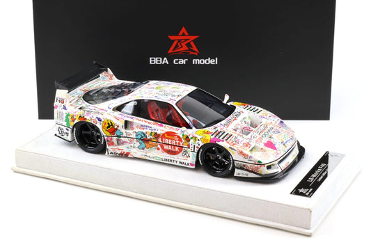 BBA Model Ferrari F40 LBWK LB-Works Special Livery White 1:18