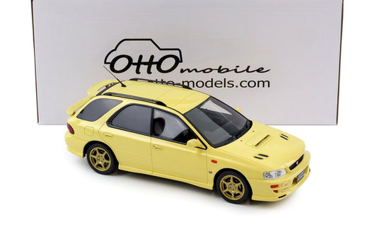 Otto 1999 Subaru Impreza WRX (GF8) STi Version VI Sport Wagon Cashmere Yellow 1:18