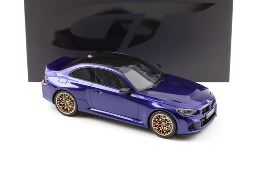 GT Spirit 2025 BMW M2 (G87) Coupe Individual Velvet Blue Metallic 1:18