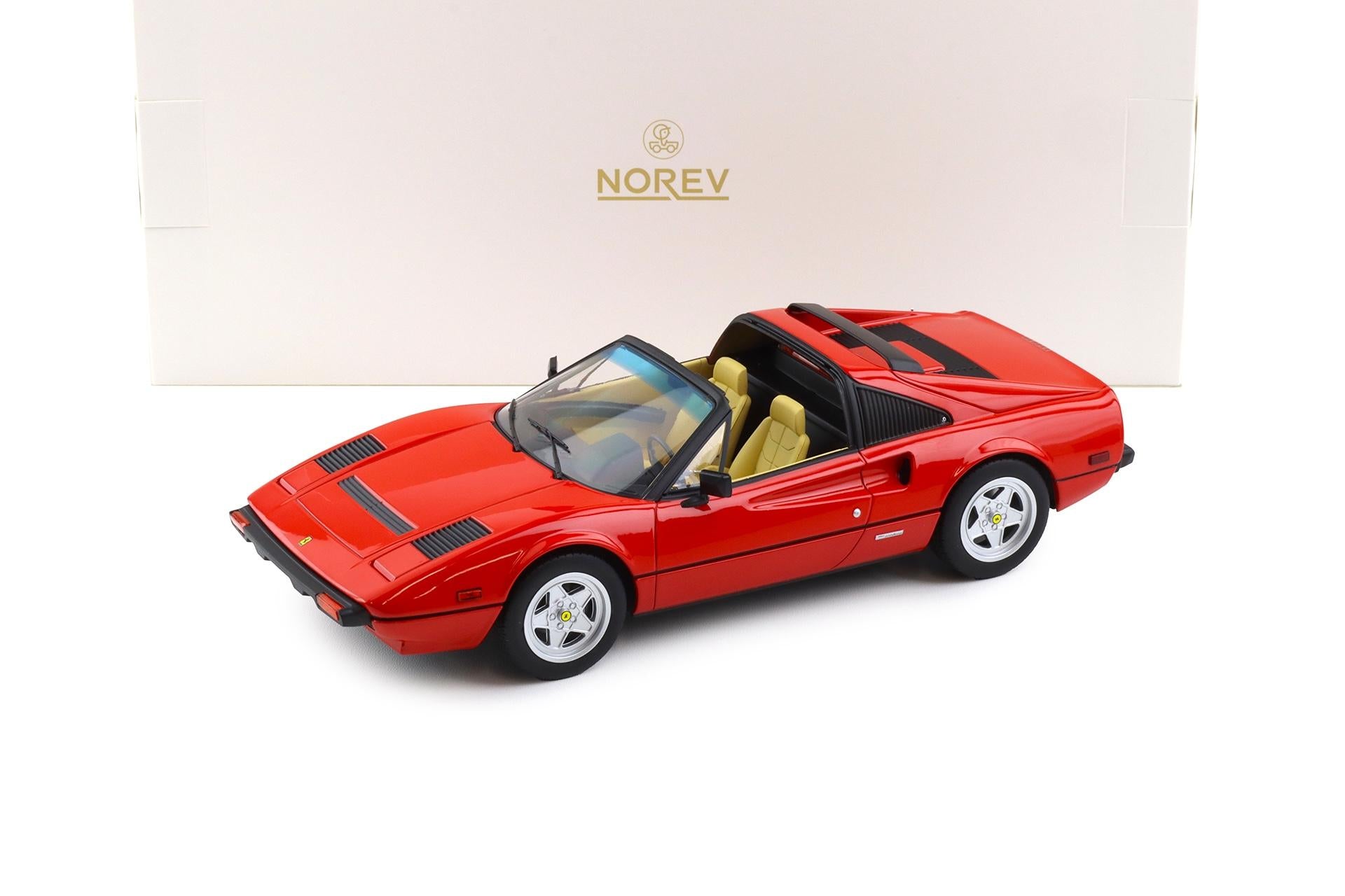 フェラーリ308 GTS 1/18 赤 Norev 1982 Ferrari 308 GTS Magnum P.I. Red 1:18 – STM Diecast