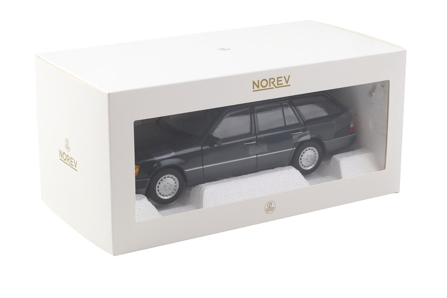 Norev 1:18 1990 Mercedes-Benz E Class 300TD (S124) Station Wagon T-Model Black 1:18