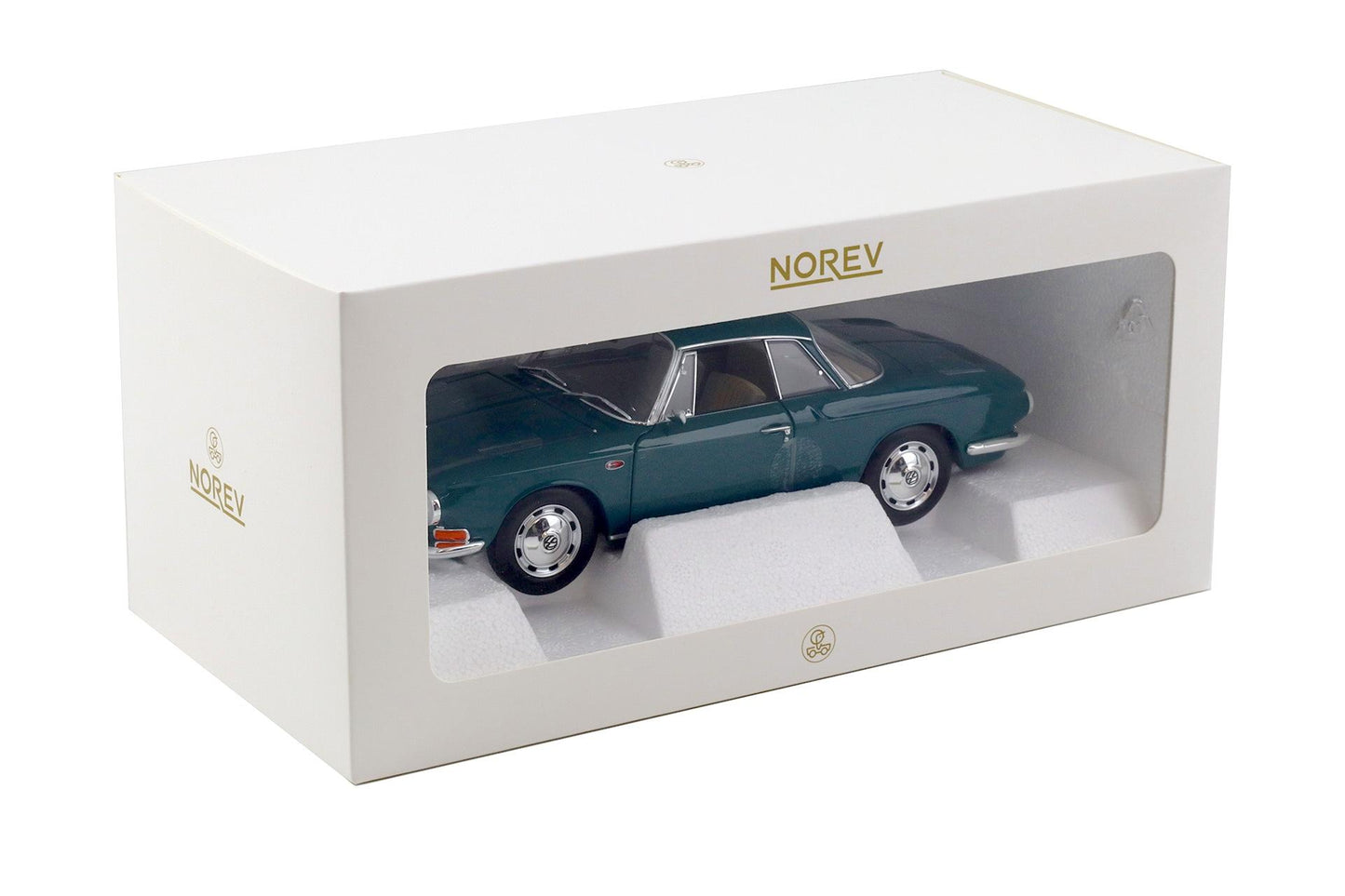 Norev1963 Volkswagen Karmann Ghia 1500 Coupe Smaragd Green 1:18