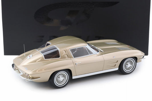 GT Spirit 1963 Chevy Corvette C2 Coupe Saddle Tan 1:12
