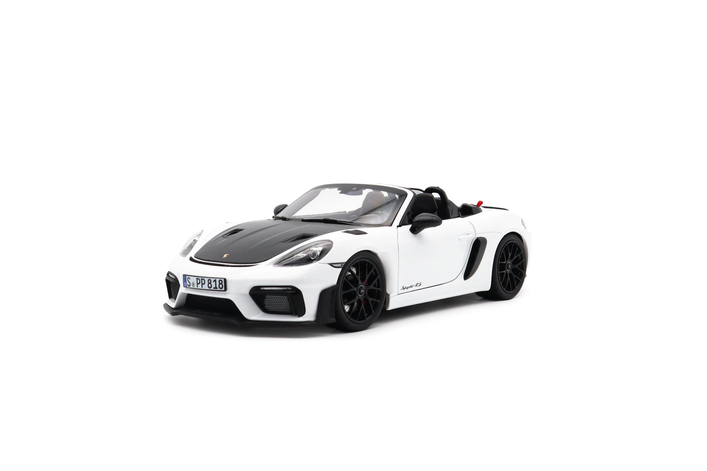 Norev 2023 Porsche 718 Spyder RS w/ Weissach Package White 1:18