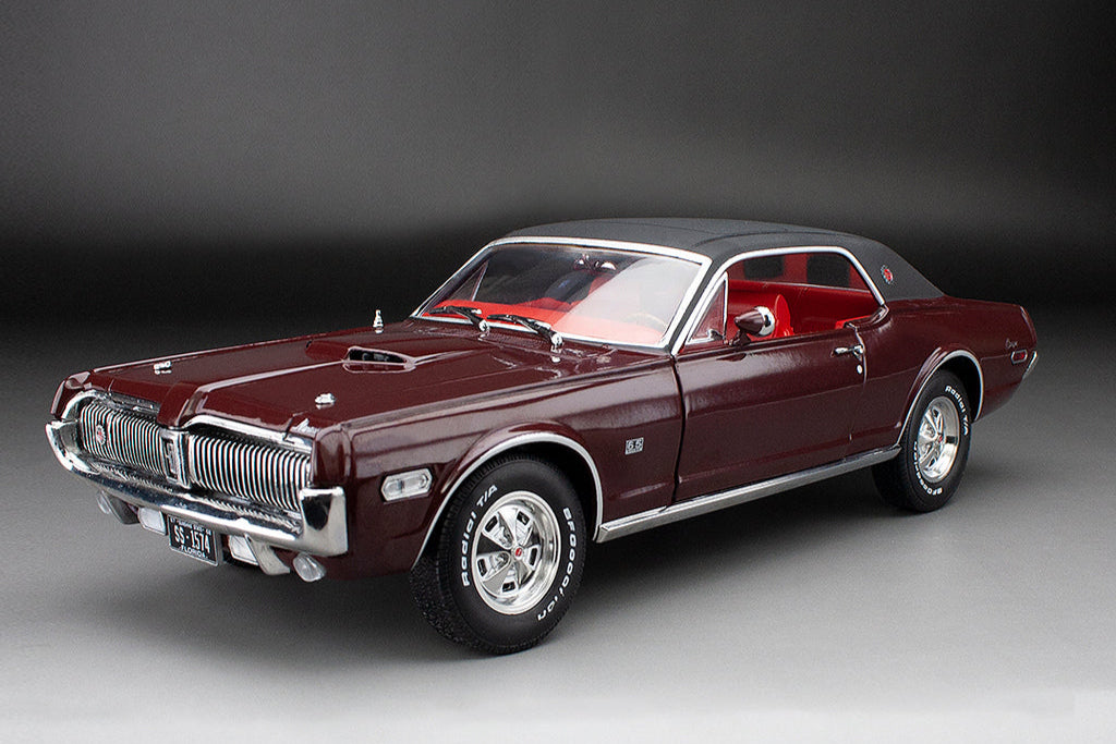 Sun-Star 1968 Mercury Cougar XR7G Coupe Cherry Red 1:18 – STM Diecast