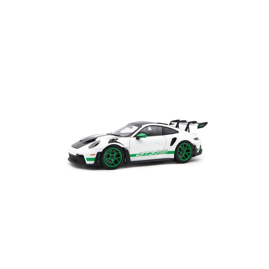 Norev 2022 Porsche 911 992 GT3 RS Weissach Package Tribute Edition White w/ Green 1:18