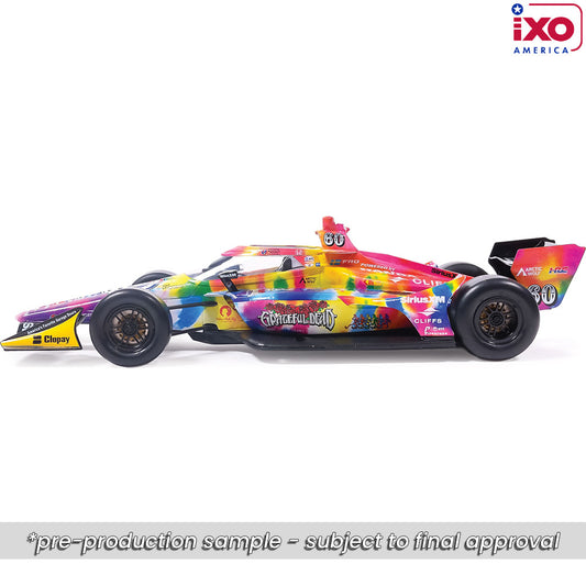 Ixo NTT Indycar Series #60 Meyer Shank Racing Grateful Dead (Road Course) 2025 1:18