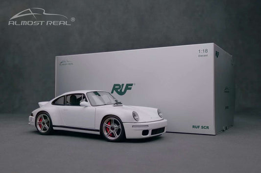 Almost-Real 2018 Porsche 911 RUF SCR Coupe White 1:18